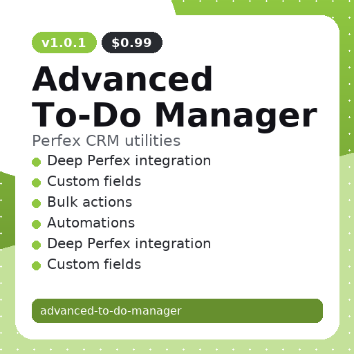 Advanced To-Do Manager thumbnail