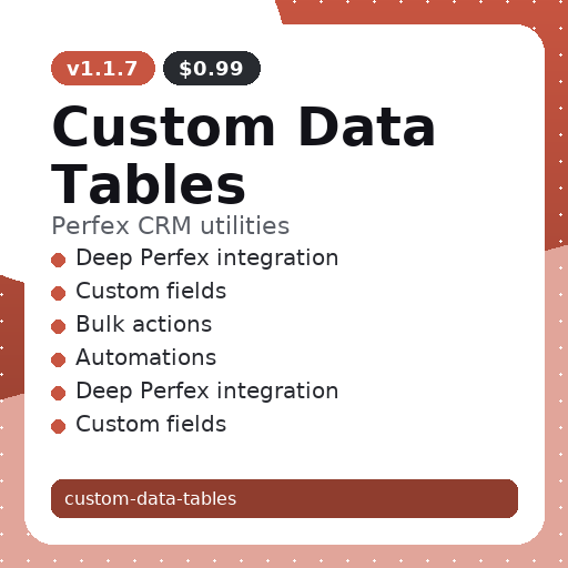 Custom Data Tables thumbnail