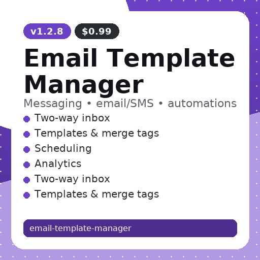 Email Template Manager thumbnail