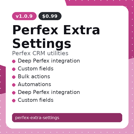 Perfex Extra Settings thumbnail