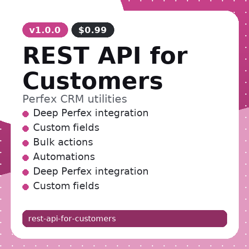 REST API for Customers thumbnail