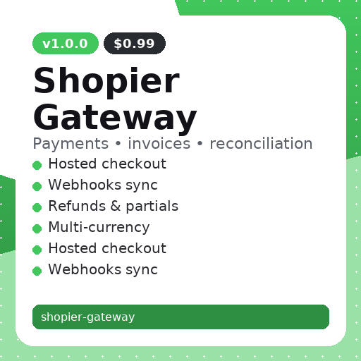 Shopier Gateway thumbnail