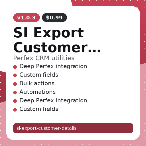 SI Export Customer Details thumbnail