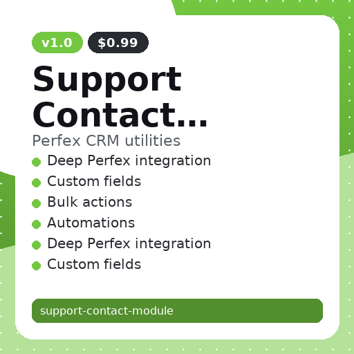 Support Contact Module thumbnail