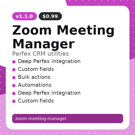Zoom Meeting Manager thumbnail